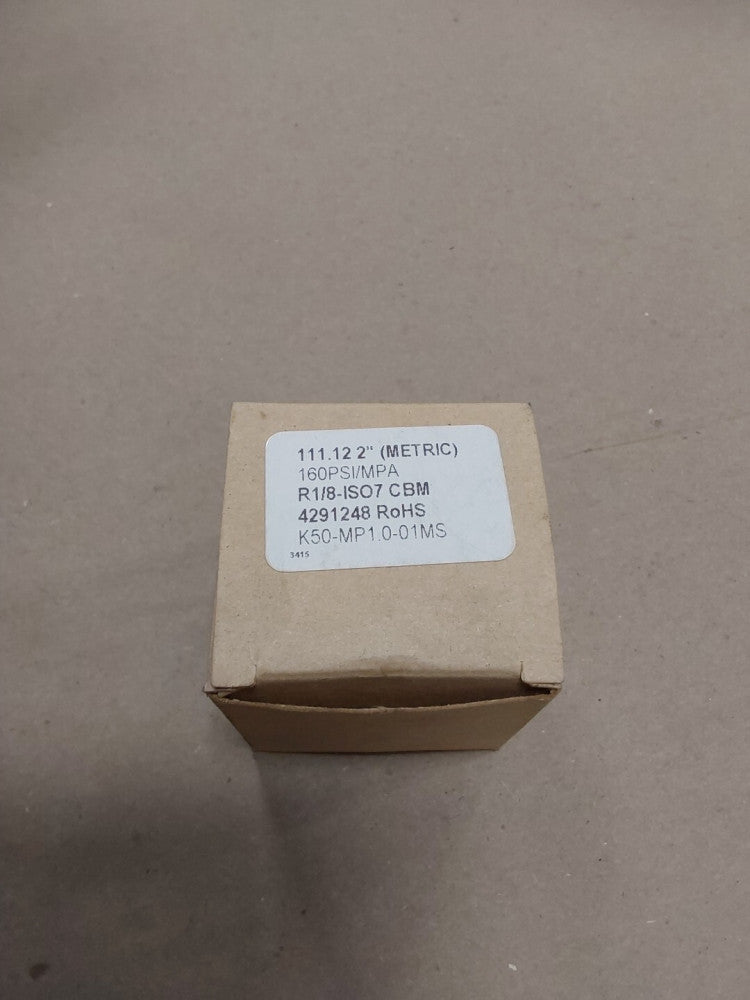 SMC R1/8-IS07 CBM PRESSURE GAUGE 0-160 PSI 1.1 MPA