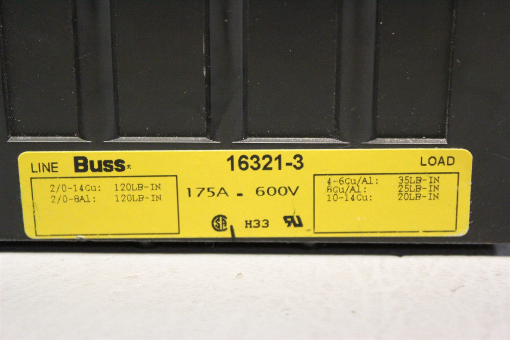 BUSS DISTRIBUTION BOX 16321-3 BLOCK