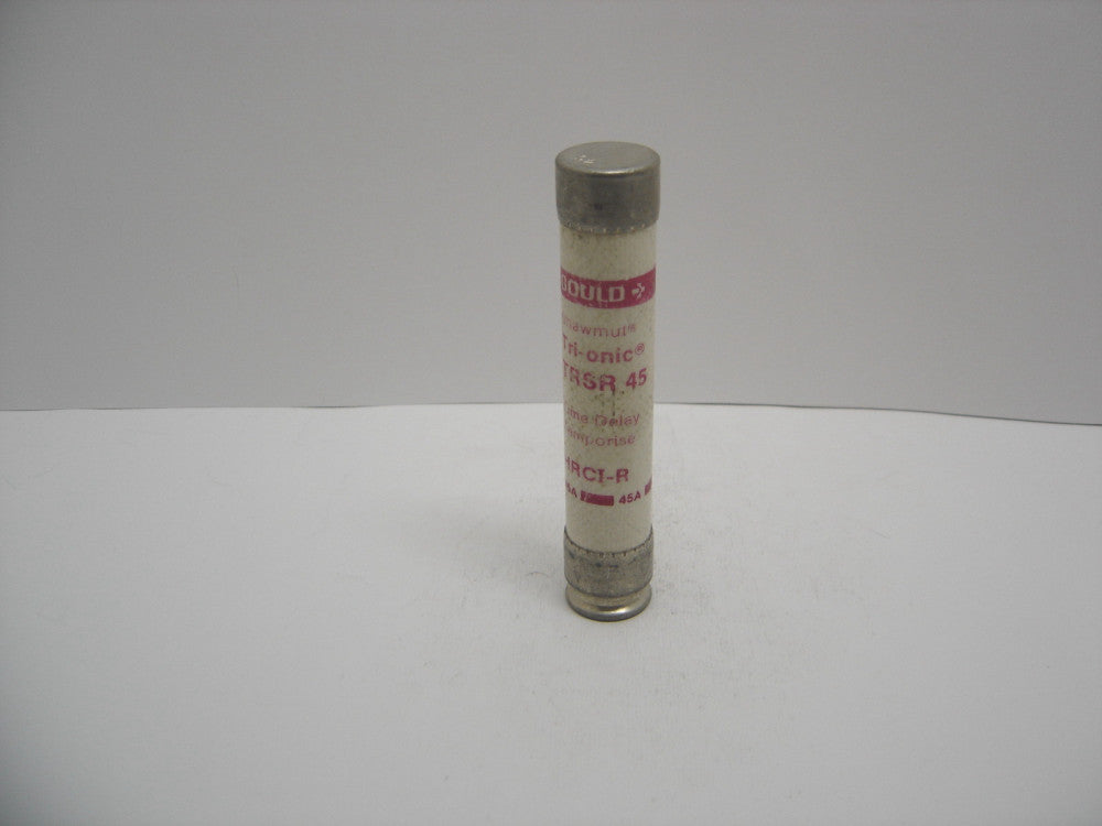 GOULD / SHAWMUT TRSR 45 TIME DELAY FUSE 45 AMP TRI-ONIC 600V ~ TYPE D HRCI-R