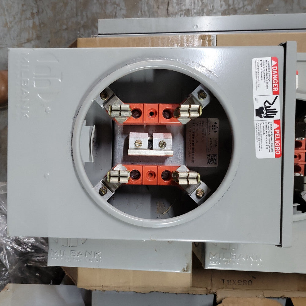 MILBANK Series U-125 Type 3R Enclosure Meter Socket New No Box No Hub