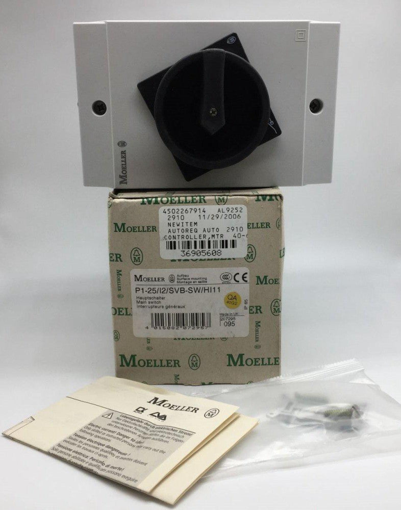 MOELLER 207295 P1-25/I2/SVB-SW/HI11 MAIN SWITCH