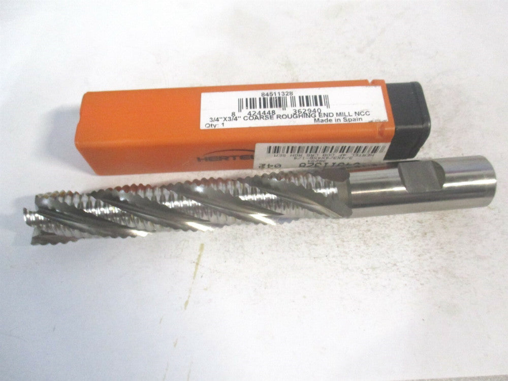 (84511328) 7/16 x 1-1/4" x 1/2" x 3-1/4" OAL 4Fl Cobalt Roughing Square End Mill