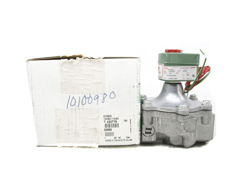 ASCO 8215B050 110/120V 25PSI 1" NSMP