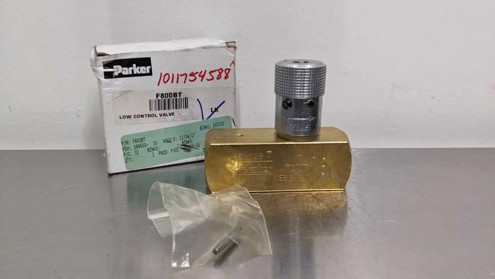 Parker F800BT Low Control Valve 2000 PSI 1/2"