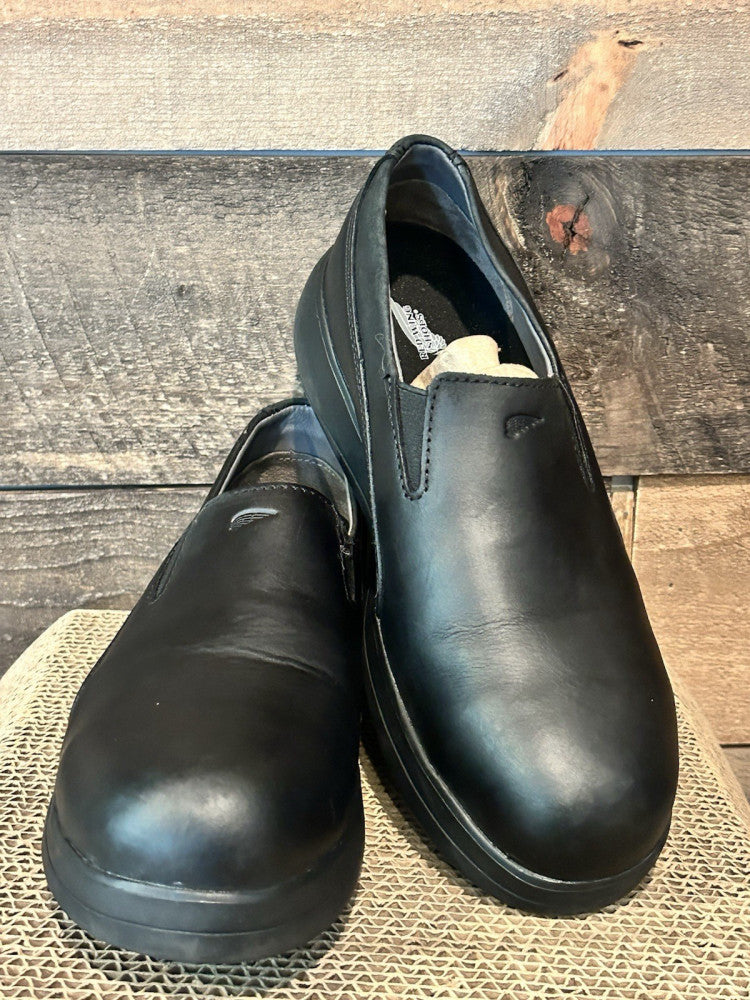 Red Wing Shoes Slip On Safety Toe Work Womens 7.5D Black Leather Non Slip 3562