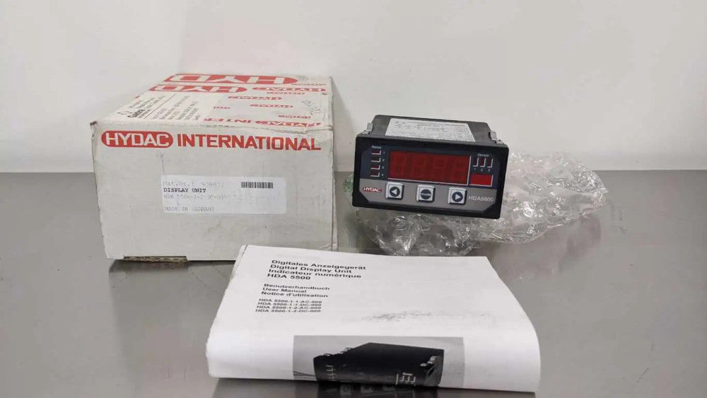 Hydac HDA 5500-1-2-DC-000 Digital Display Unit 3 Analog Inputs 4 Relays 908872 1