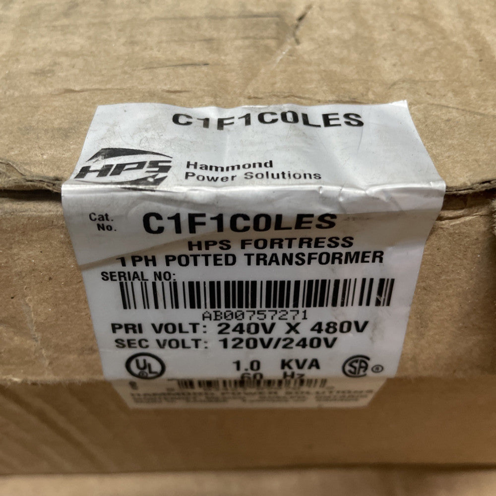 HPS C1F1COLES Power Transformer - Gray1.0 KVA 240V X 480V SEC 120V/240V