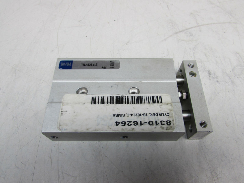 BIMBA TWIN BORE PNEUMATIC CYLINDER TB-1625.4-E 16MM-BORE 25.4MM-STROKE NEW NO BO