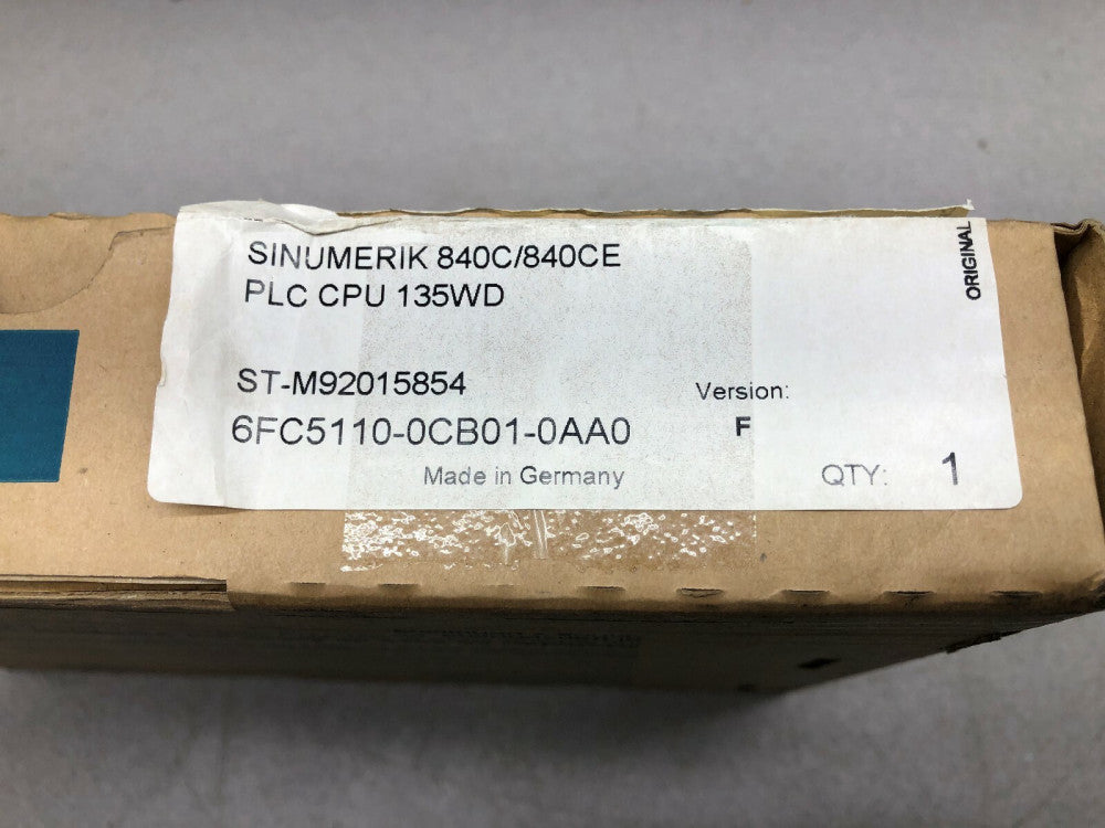 NEW IN BOX SIEMENS PLC CPU INTERFACE MODULE 6FC5110-0CB01-0AA0