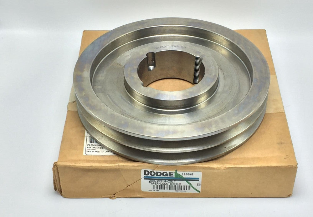 NEW DODGE 118046 2A9.0B9.4-2517 TAPER-LOCK SHEAVE 3-1/8IN BORE PN# 118046