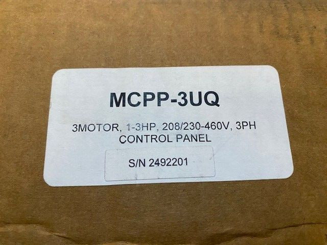 3 Motor Unheated Control Panel for 3 Phase Air Curtain, MCPP-3UQ
