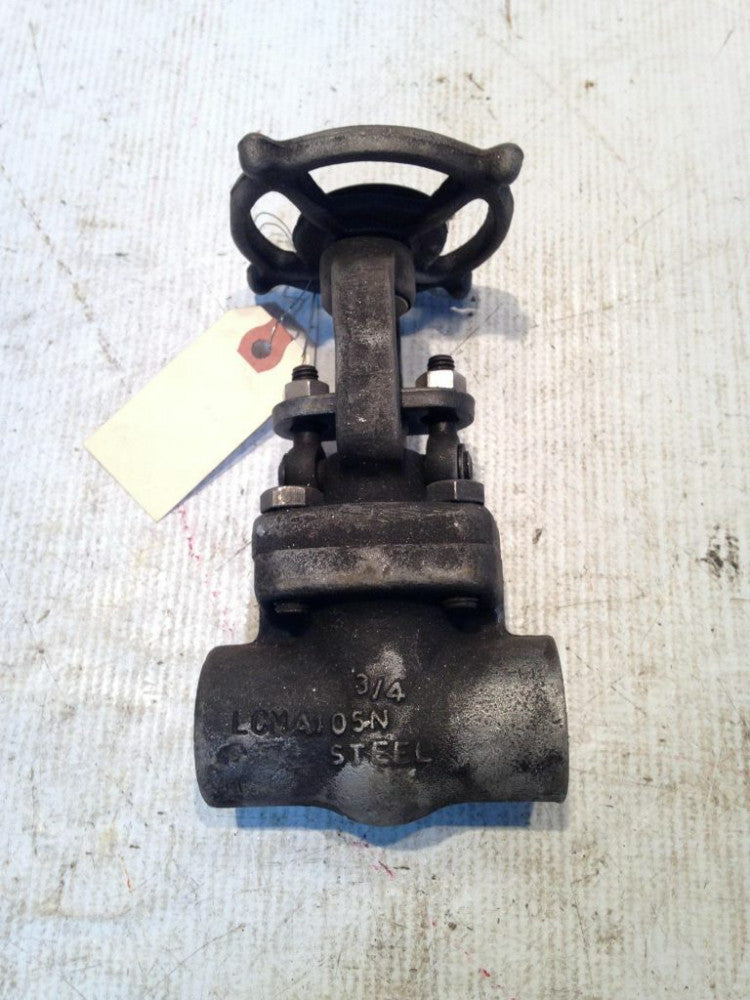 RP & C EF56D 3/4" A105 Forged Steel Manual Gate Valve w/ CR13 Steel Disc