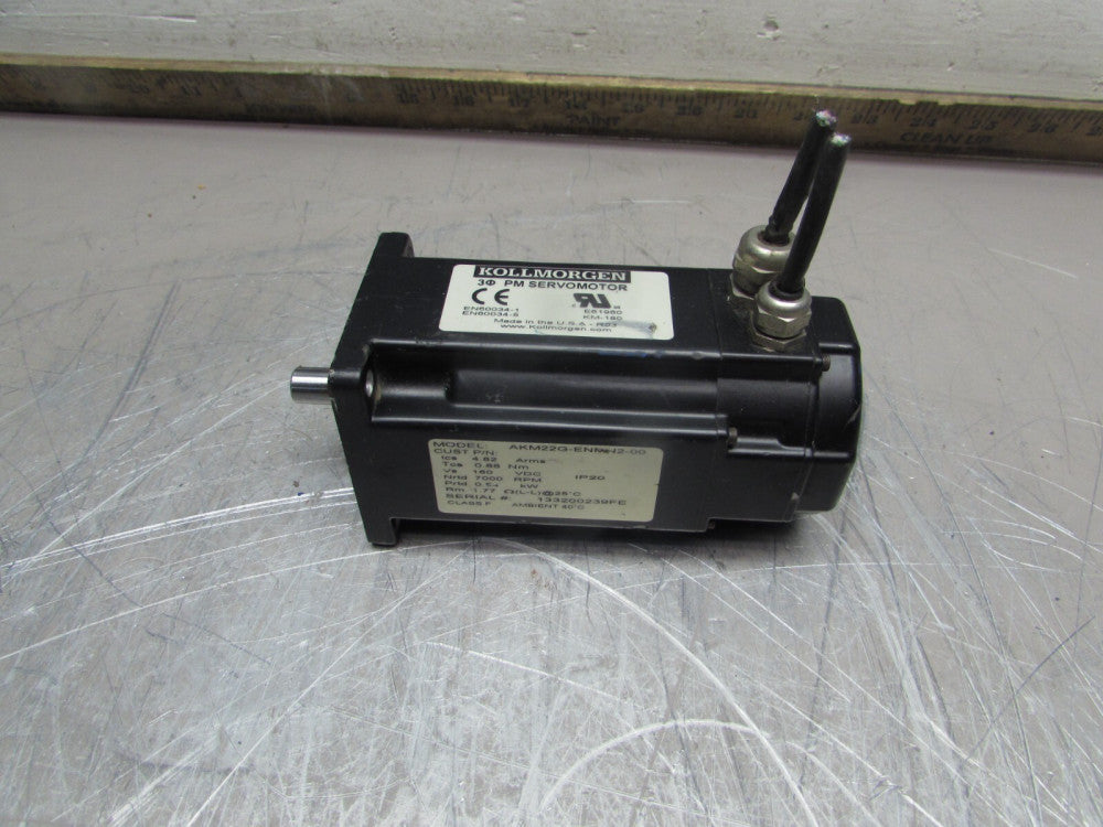 KOLLMORGEN AKM22G-ENMN2-00 , SERVO MOTOR, 7k RPM , GOOD TAKEOUT! MAKE OFFER!