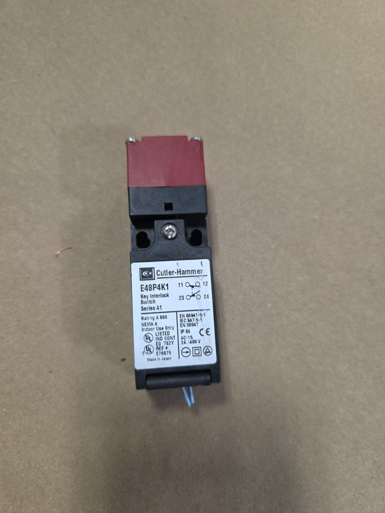 EATON E48P4K1 Series A1 Key Interlock Switch