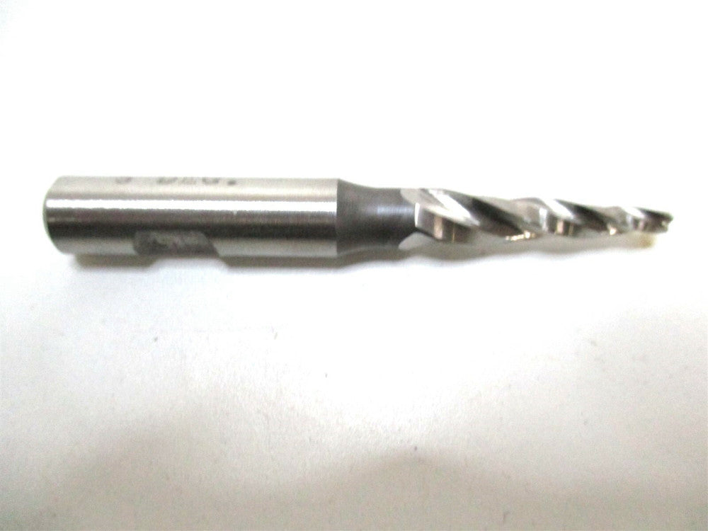 Conical Tool (B-813) 0.284 x 3/8 x 1 x 2-7/8 3-Flute HSS RH Tapered End Mill