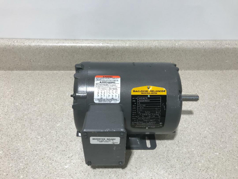 Baldor 35A026P863G1 .5HP 1740RPM 3PH Motor NEW