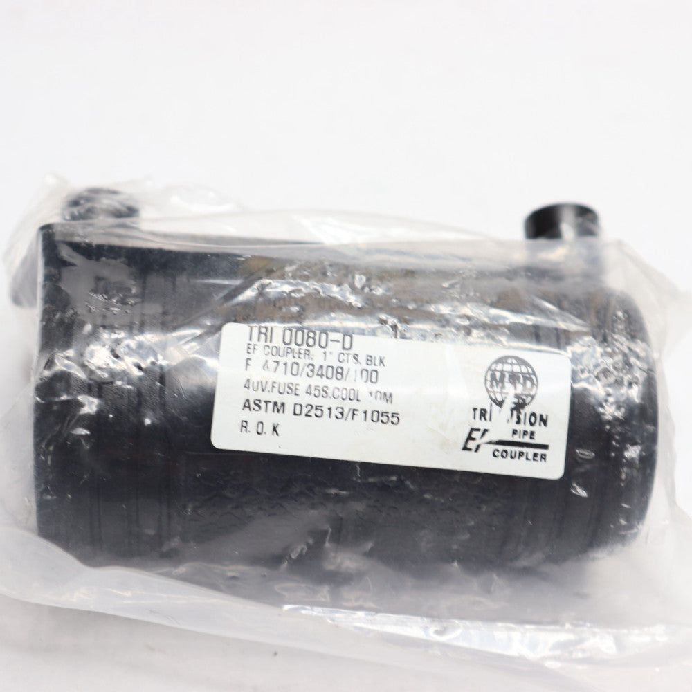 TRI 0080-D EF Coupler 1" CTS BLK TRI 0080-D