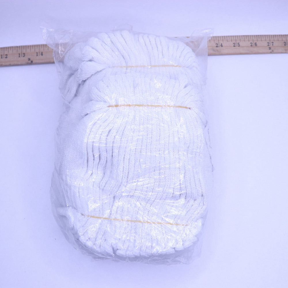 (12-Pairs)Weight Seamless Knit Glove 7 Gauge Cotton Polyester Medium 35-CB110/L