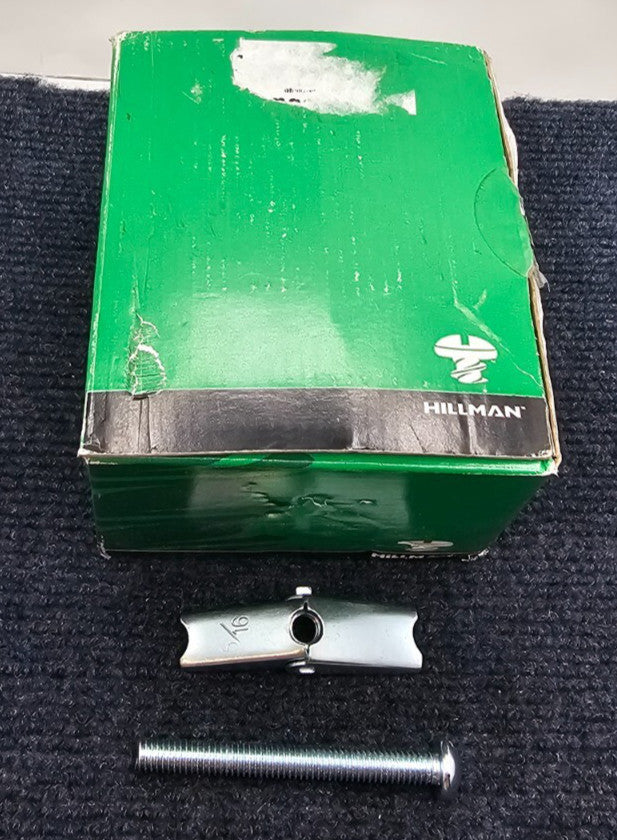 (25 PIECES) Hillman 370078 Toggle Bolts Zinc 5/16" x 3"L