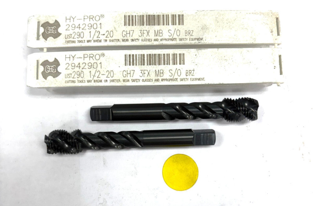 OSG HY-PR07 1/2-20 RIGHT HAND SPIRAL FLUTE TAP #2942901 LOT OF 2