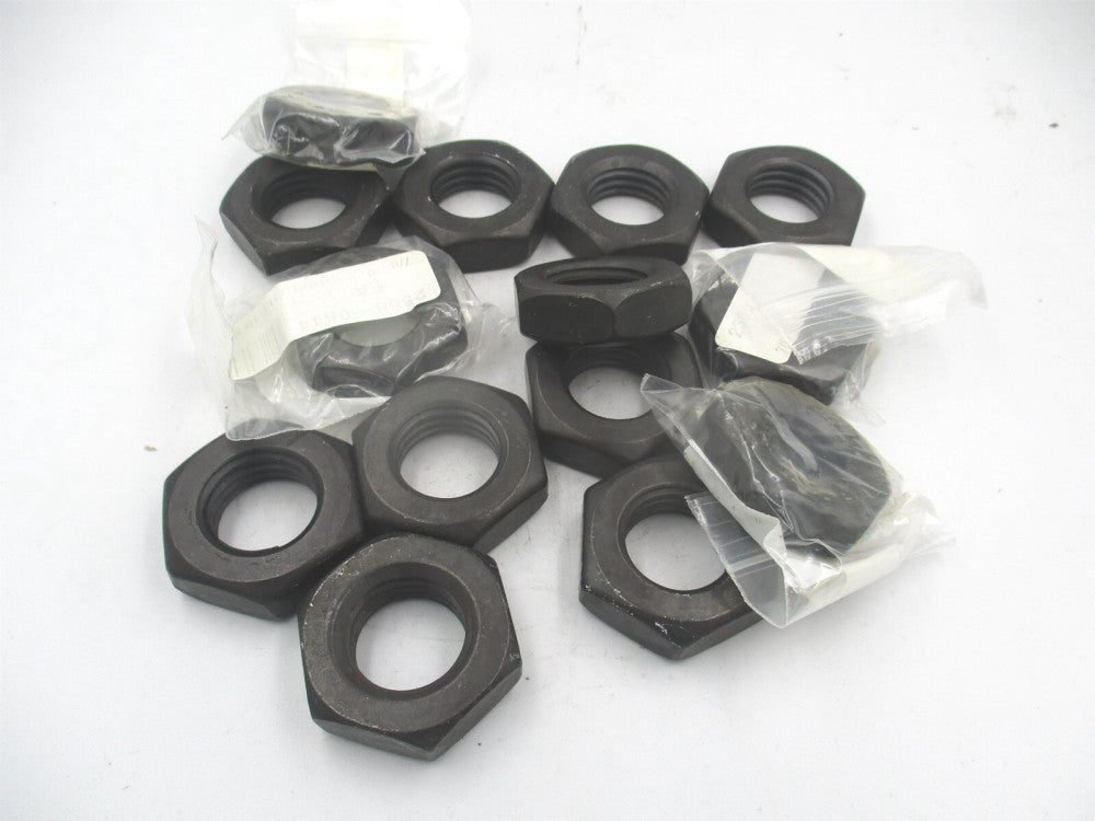TE-CO (42208) 7/8-9 Alloy Steel Black Oxide Finish Right Hand Hex Nut - Qty 14