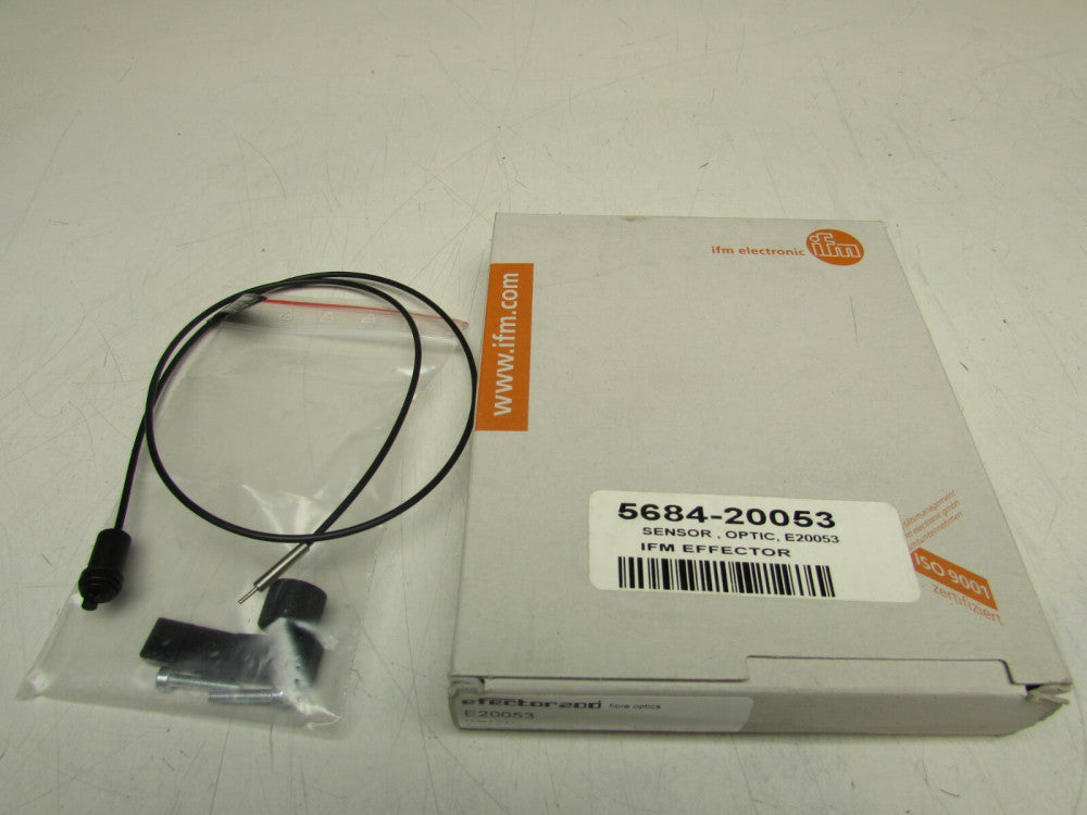 IFM EFECTOR E20053 FIBER OPTIC SENSOR CABLE FT-00-P-V-E1 NEW IN THE BOX M/OFFER