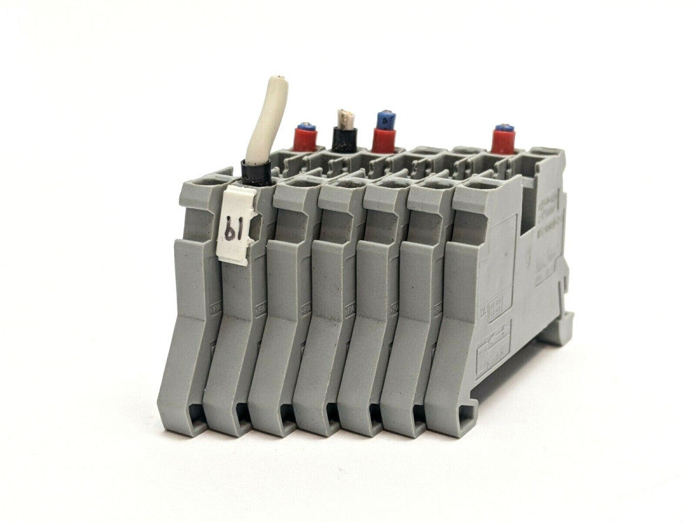 Wago 870-901 Through Terminal Block 2.5mm LOT OF 7
