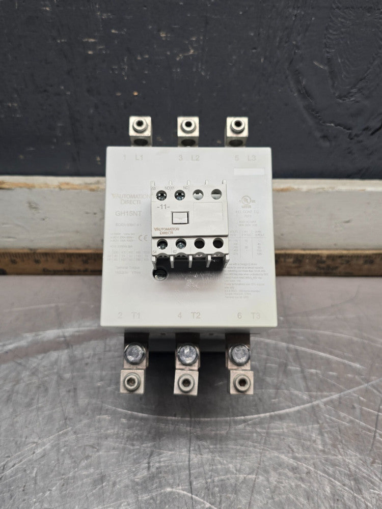 AUTOMATION DIRECT GH15NT 3P CONTACTOR 110/120V COIL,125HP@600V, NEW, MAKE OFFER!
