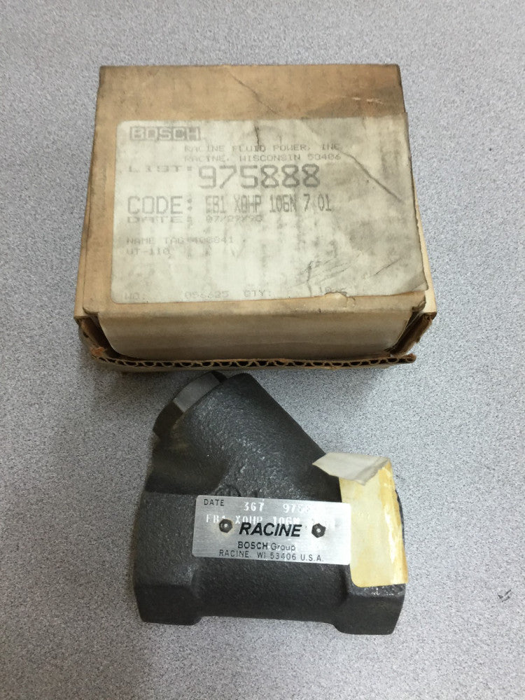 NEW IN BOX BOSCH RACINE 975888 HYDRAULIC CHECK VALVE FB1-X0HP-106N-7-01