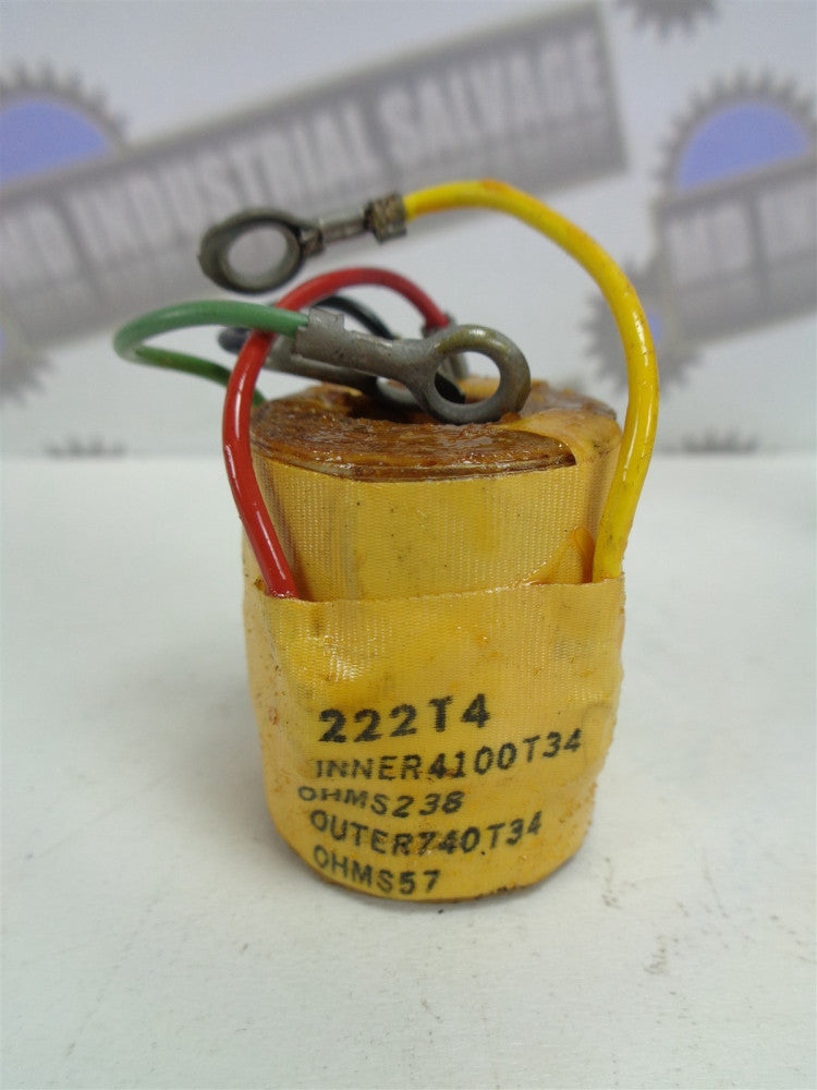 ELEVATOR- COIL Part# 222-T-4, 222T4 / 4100T34, 4100-34 NOS (NEW)