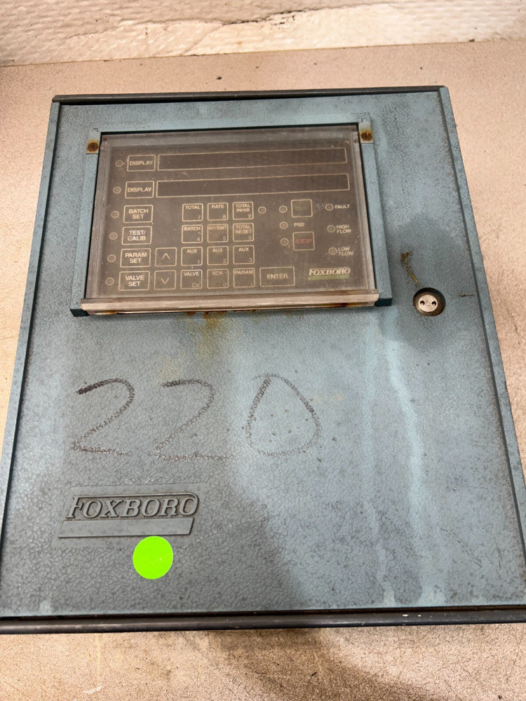 PREOWNDED FOXBORO TOTALIZER 75BCA-FFEA INPUT SUPPLY 120V INPUT POWER 30VA MAX