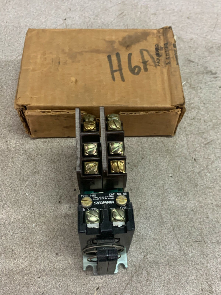 NEW IN BOX SYLVANIA JOSLYN CLARK 7305 TYPE PMS SLIM JIM RELAY 5SGG WITH KPMF-1