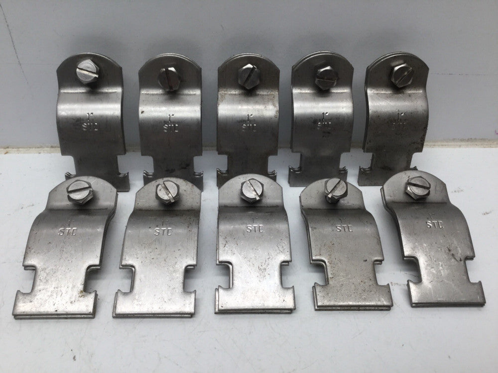 Rigid Conduit / Pipe Clamps 1” SS304, SCH 40 & 80, (Lots of 10)