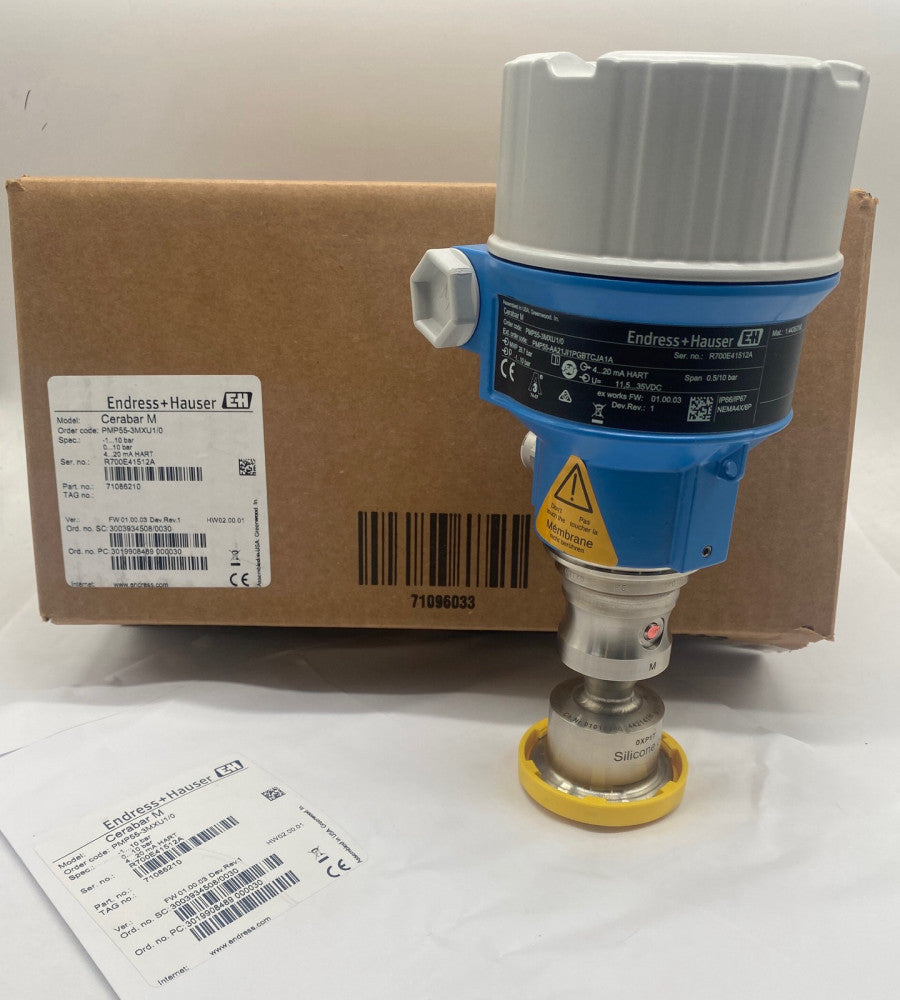 Endress+Hauser 71086210 Cerabar M Pressure Transmitter 0-10Bar