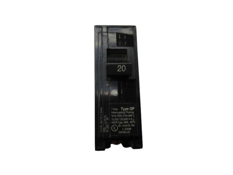 SIEMENS QP120 CIRCUIT BREAKER 20A NSNP