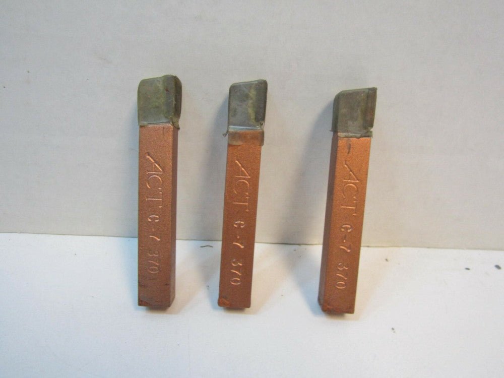 (20342086) 7/16" Single-Point Carbide Tip C5 Tool Bit New USA - Lot of 3