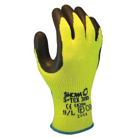 Showa S-Tex300s-07 Cut Resistant Coated Gloves, Cut Level 4 ,Dipped ,Natural