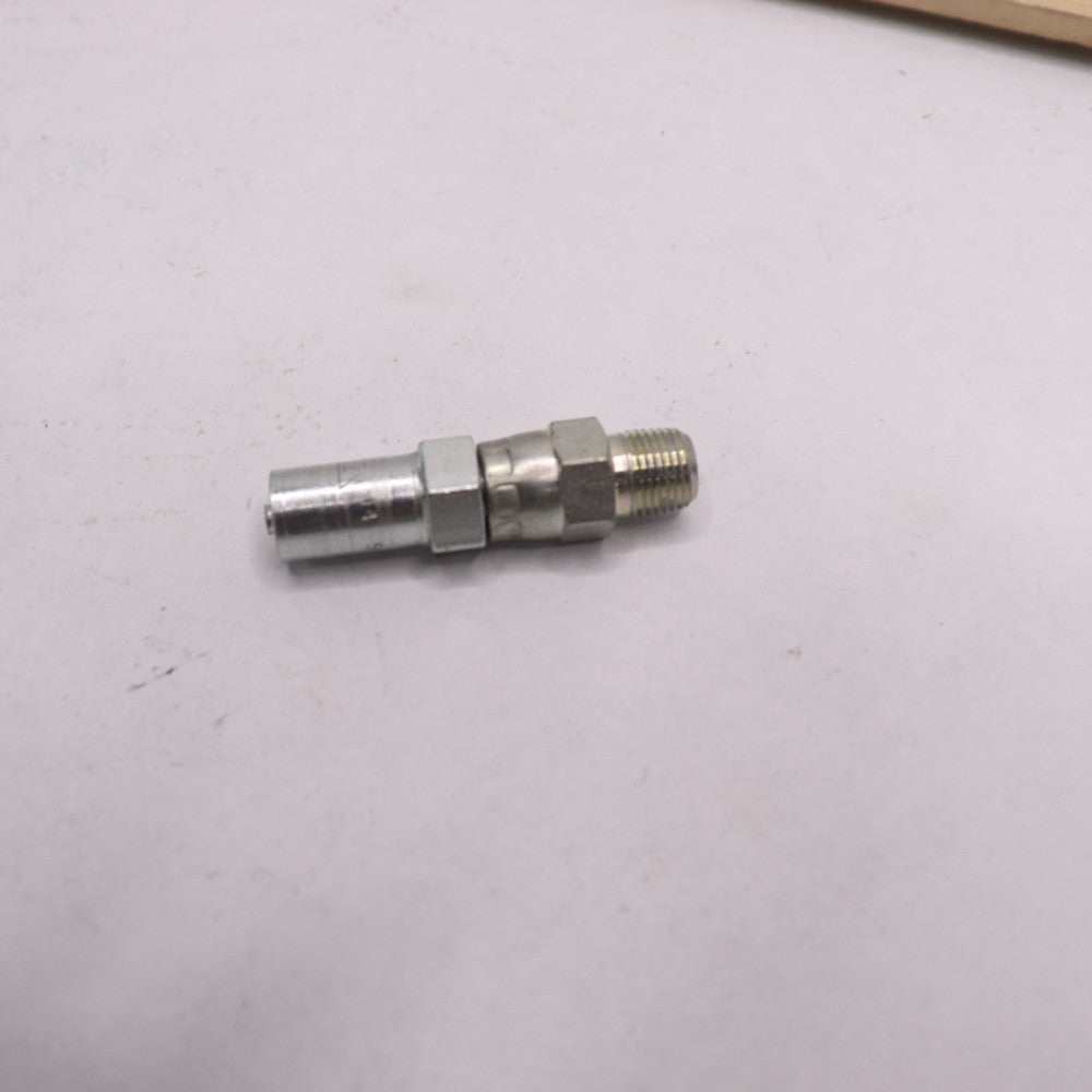 Male Pipe Swivel Straight 1/8" NPTF 90302-021400-0