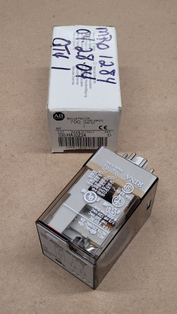 Allen Bradley 700-HA32Z24 Ice Cube Relay 24VDC10A 2C/O DPDT 8-Pin Octal
