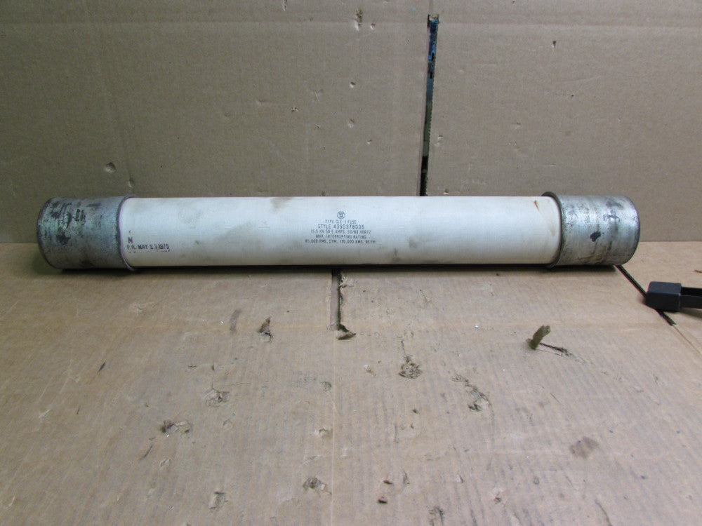 WESTINGHOUSE 50A, CLE-1 FUSE, 15.5kV/50-E AMPS/ 50/60HZ, XLNT T/O! MAKE OFFER!!