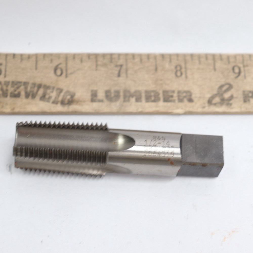 MSC Standard Pipe Tap 4 Flutes High Speed Steel 1/2-14 NPT 05959267