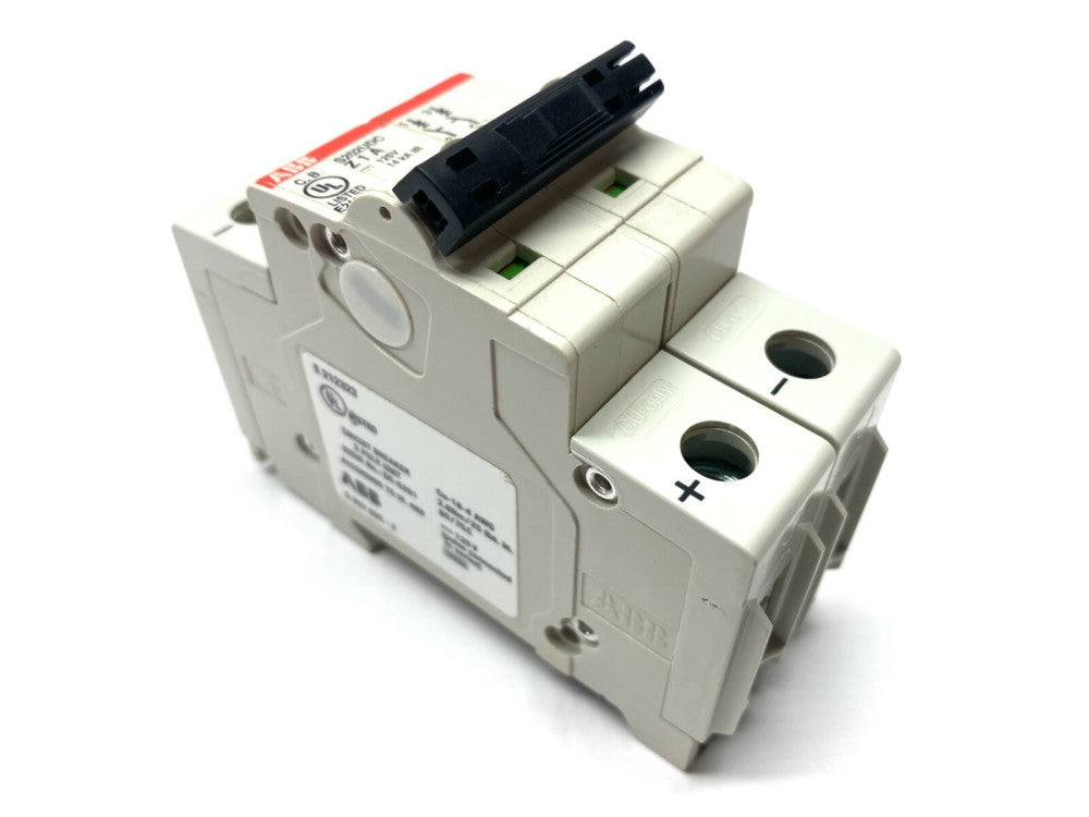 ABB S202UDC-Z1A Miniature Circuit Breaker 2P Z 1A 125V 14kA IR 2 Pole
