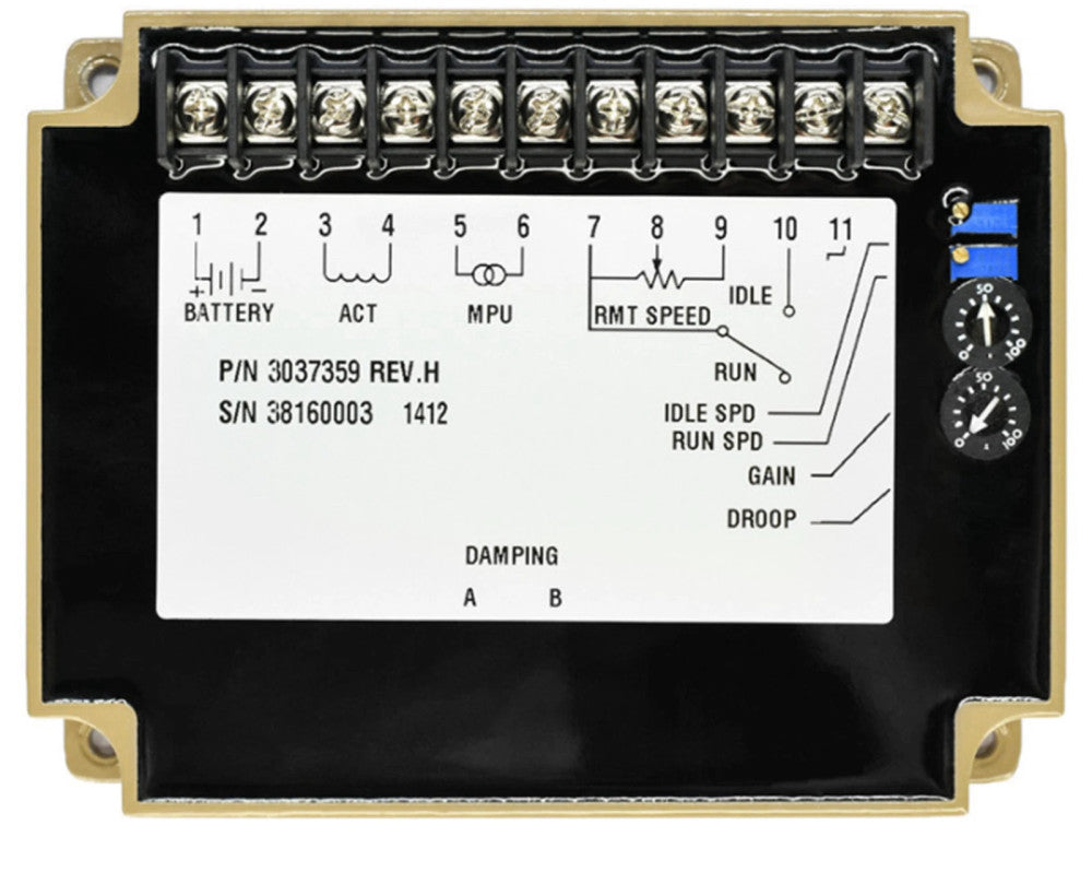 NEW CUMMINS 3037359 Electronic Engine Speed Controller/governor