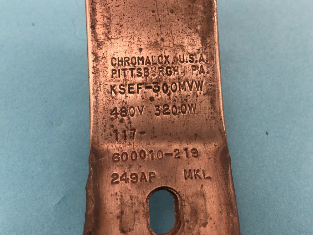 Chromalox USA Heater KSEF-300MVW 480v, 3200w **NEW**