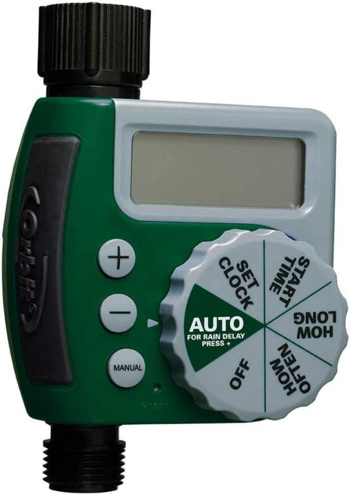 2-Pack Orbit 62061Z 1-Outlet Programmable Hose Faucet Timer - Green