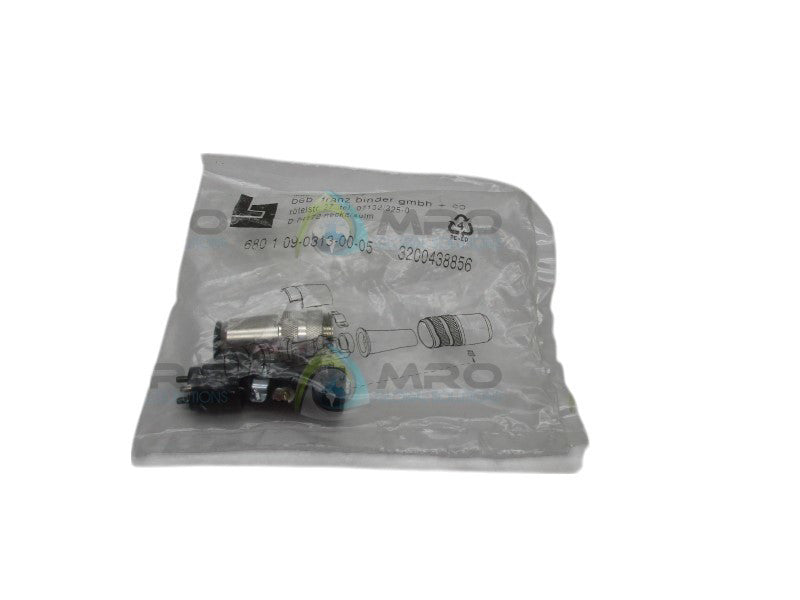 BINDER 680-1-09-0313-00-05 CABLE PLUG CONNECTOR NSMP