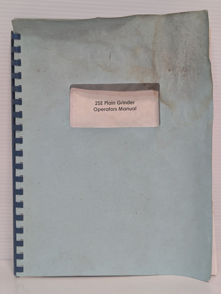 GE Fanuc 2SE Plain Grinder Operators Manual with Series 21i Controller