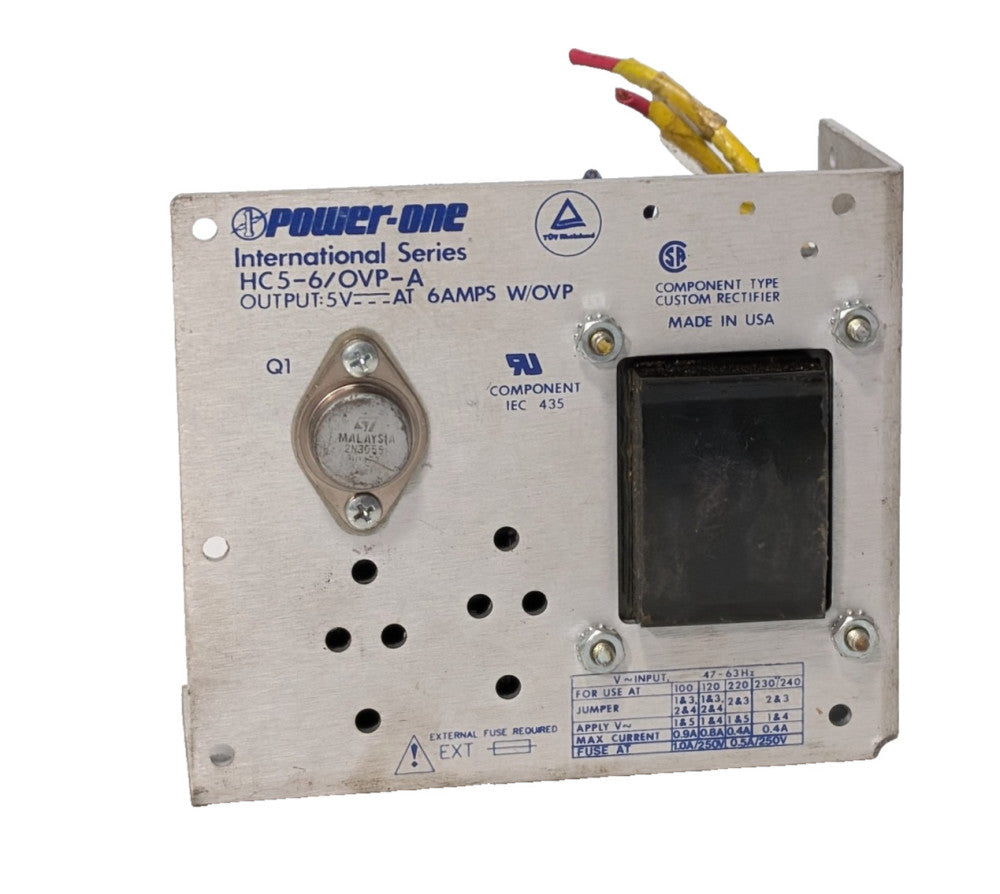 Power-One HC5-6/OVP-A International Series Switching Power Supply, Made in USA