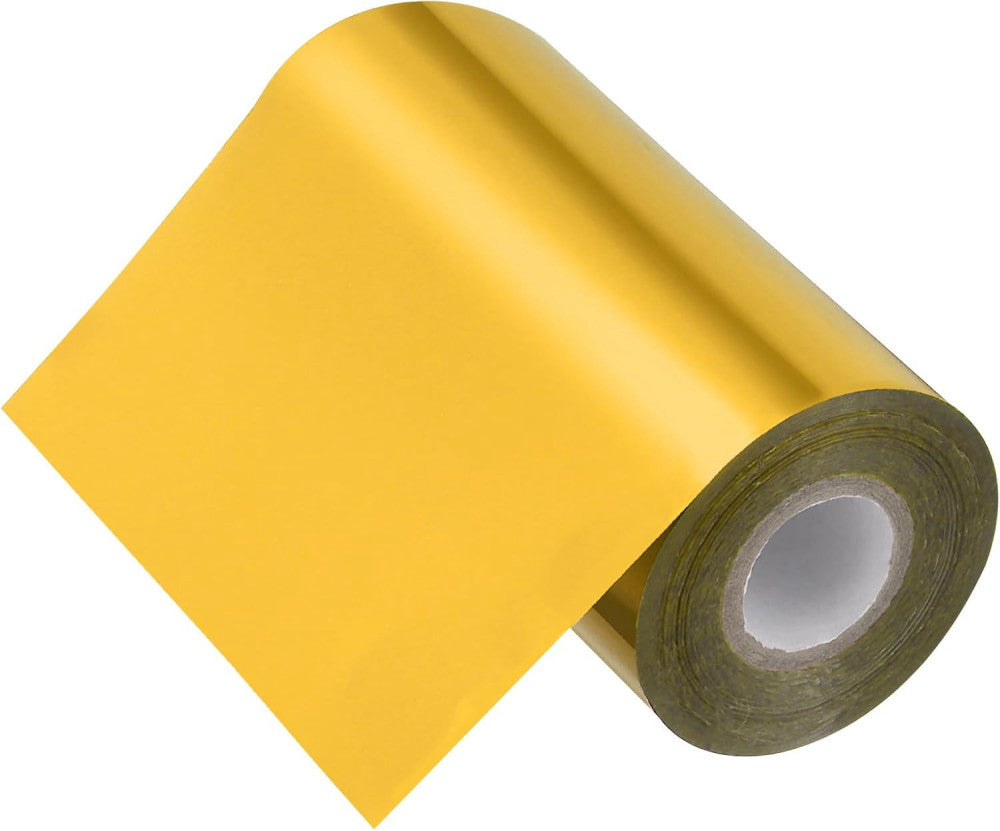 5"X400Ft Hot Stamping Foil Paper, Heat Transfer Hot Stamping Paper Foil Roll for