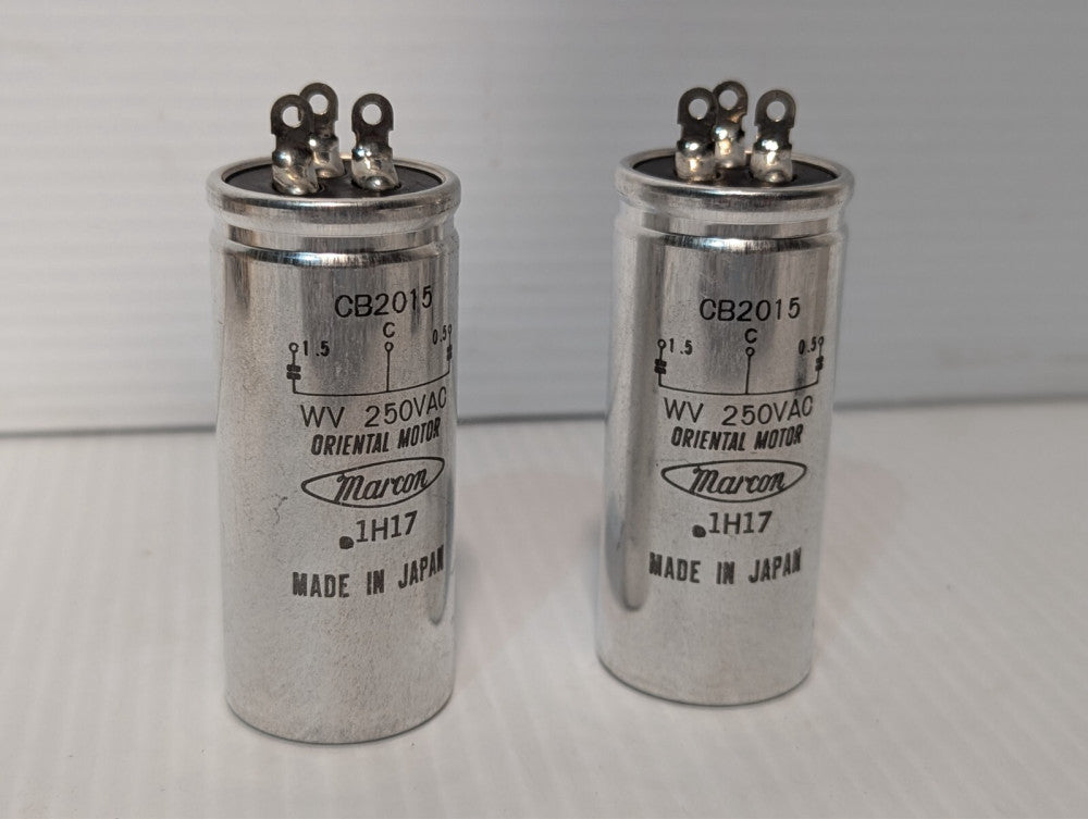 Marcon Oriental Motor CB2015 Capacitor WV 250 Vac 1H17+Returns